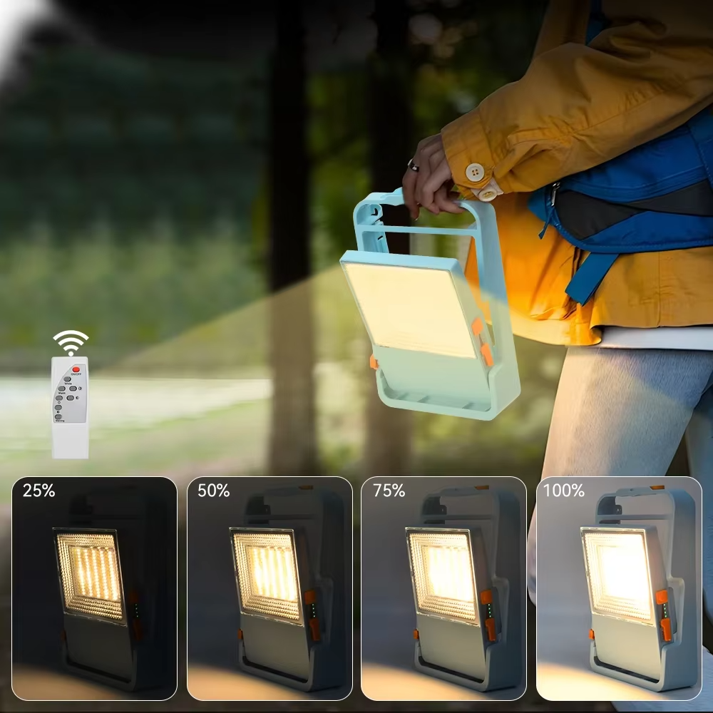 LED Portable Camping Light with 3 Lighting Modes Hanging Rechargeable