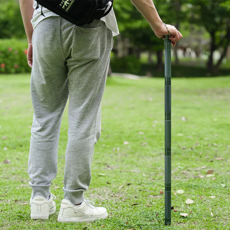 Hiking Tactical Stick Walking Staff - Outdoor Multitool Gear Trekking Pole