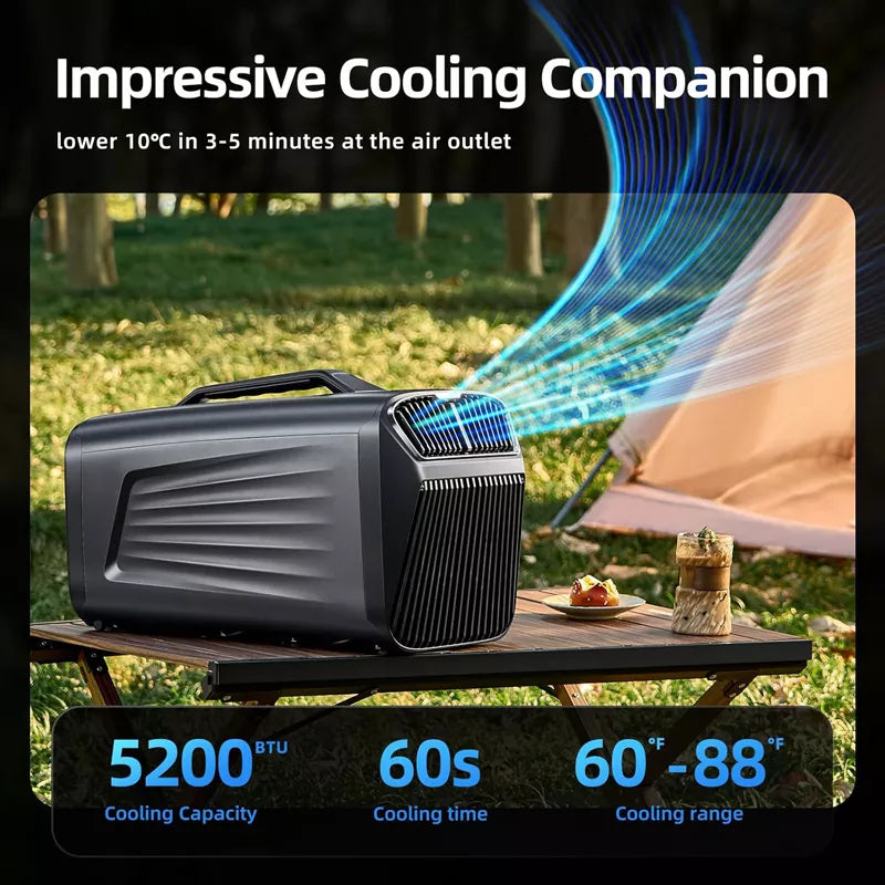 Portable Camping Air Conditioner for Outdoor and Indoor Use