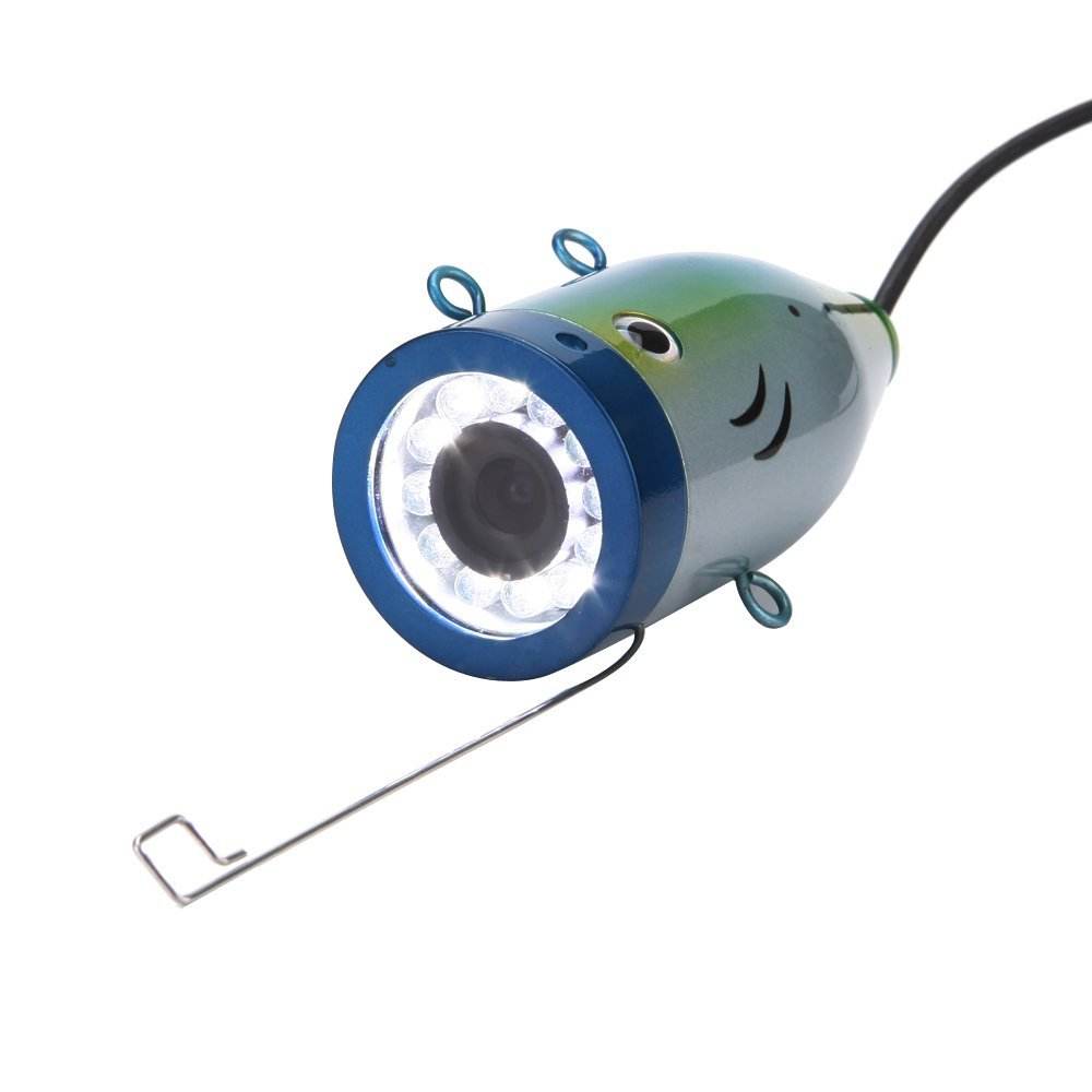Underwater Waterproof Camera 7 Inch Visual Fishing Detector Monitor 15m