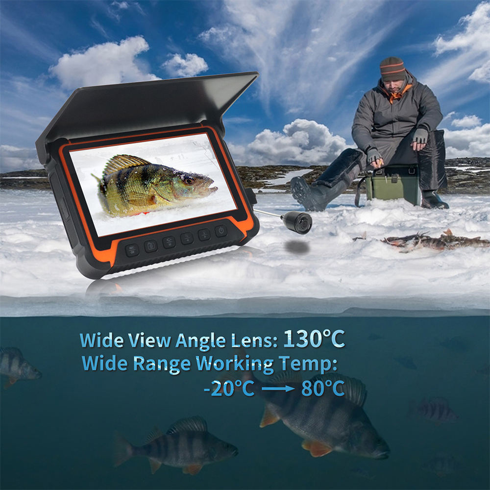 Underwater Fish Finder Video Camera with 7" Display