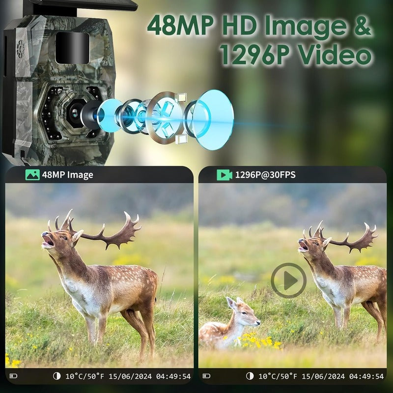 WiFi Bluetooth Game Camera with Night Vision Motion Activated 0.1s Trigger