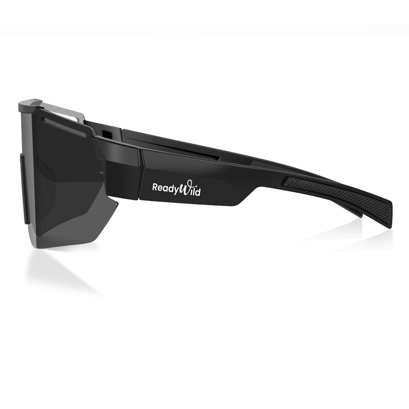 Cycling Glasses with Rear-view Mirror UV-400