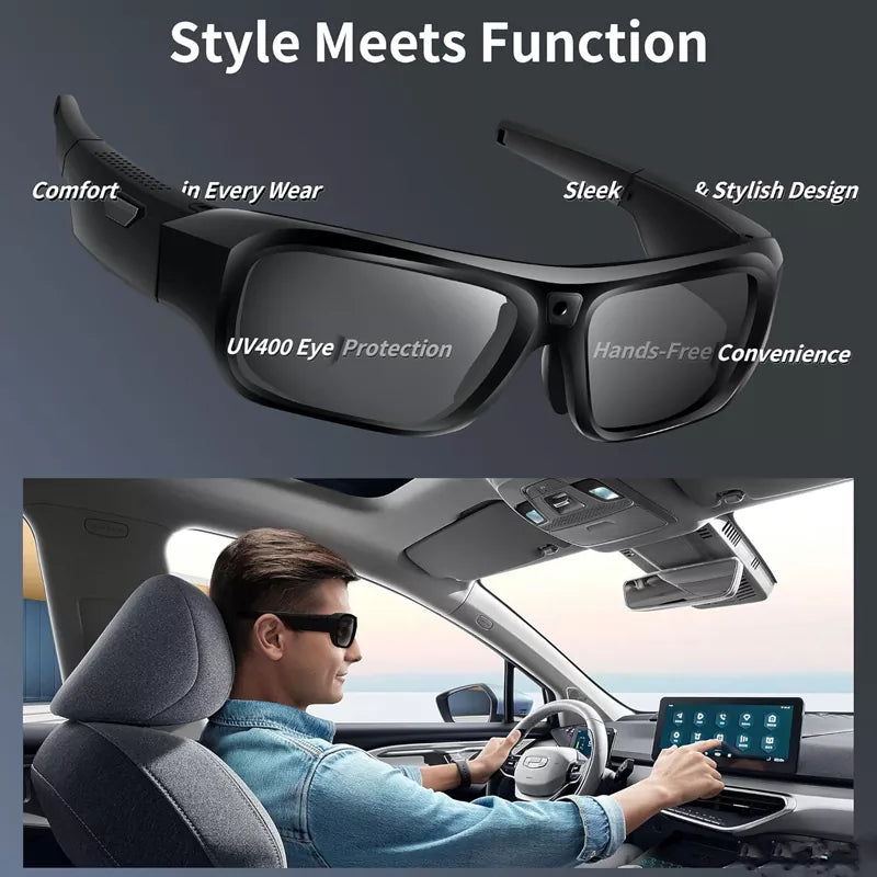 2025 Upgrade Sunglasses Smart Camera, Sports & Action Video Cameras 4K