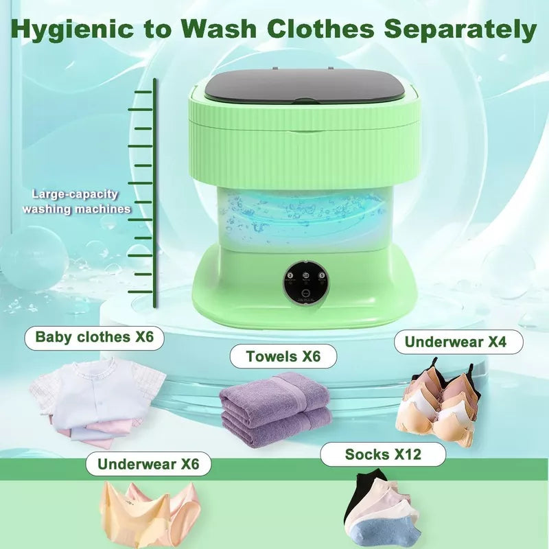 Foldable Mini Portable Washing Machine
