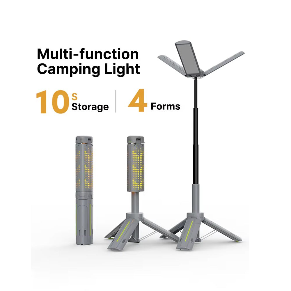 Rechargeable Outdoor Portable Hiking Fishing Telescoping Lantern Camping Light