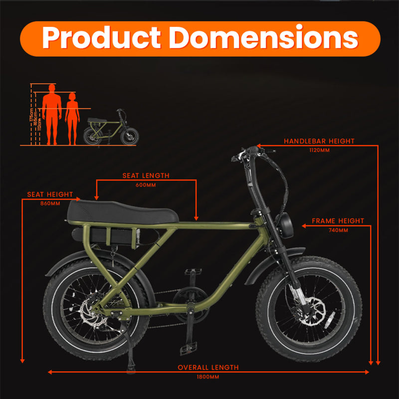 Aluminum Alloy Frame 48V Electric Bike 750W Electric Motor