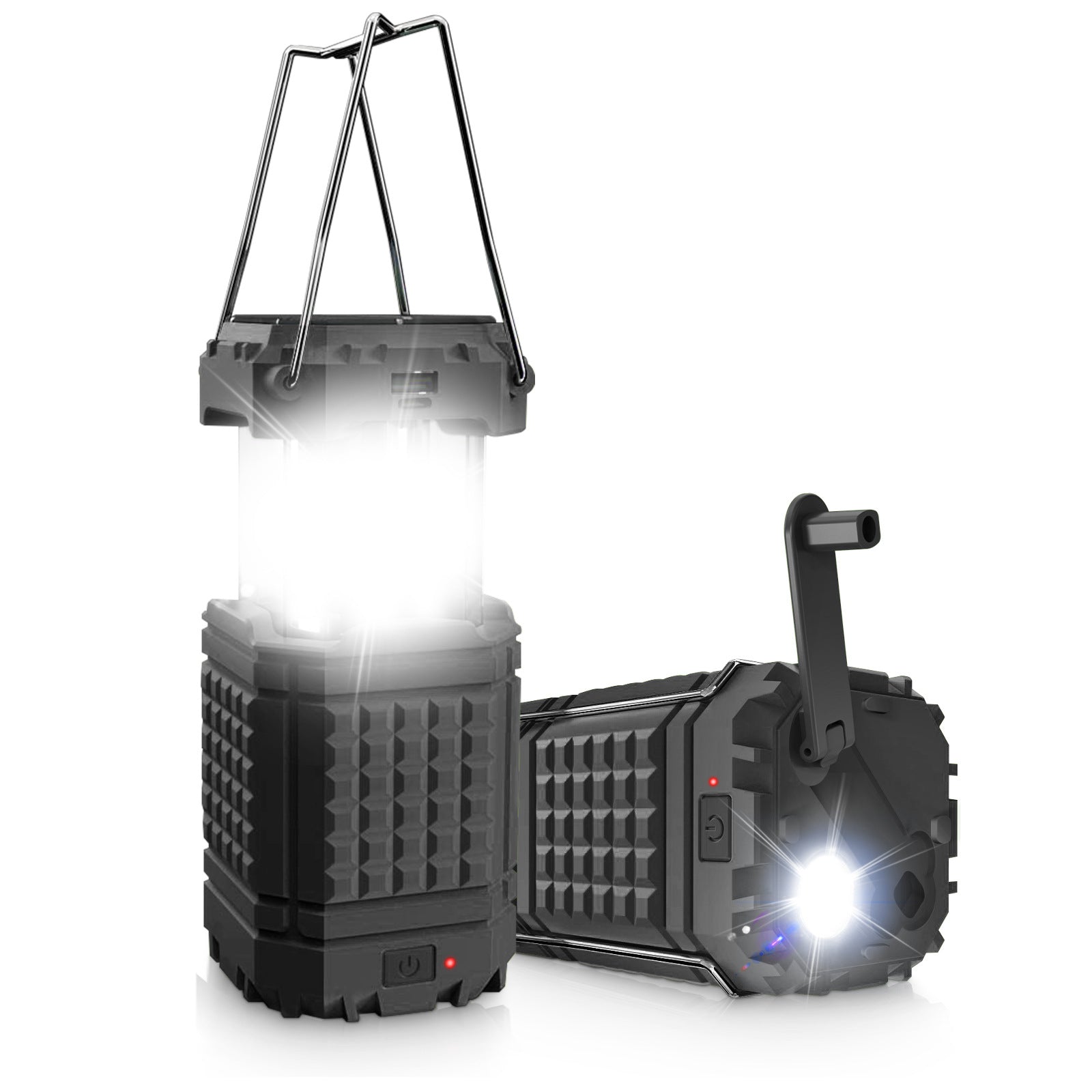 Solar Camping Light Rechargeable 3000Mah IP65 Portable Lantern