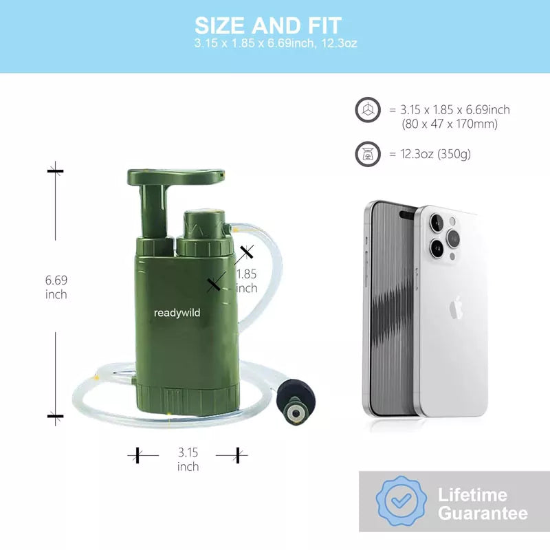 Portable Hiking Water Filtration System