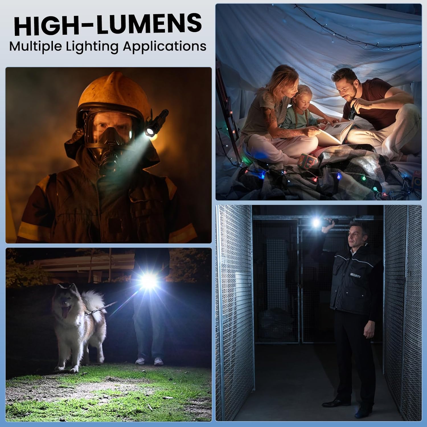 Rechargeable LED Flashlights 99,000 Lumens  7 Modes & Waterproof