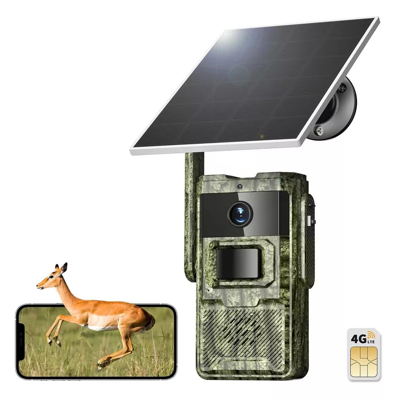 2.7K Game Cameras Cellular Trail Cameras with Night Vision Motion Activated IP66