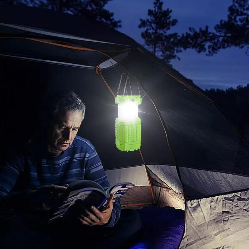 Solar Camping Light Rechargeable 3000Mah IP65 Portable Lantern