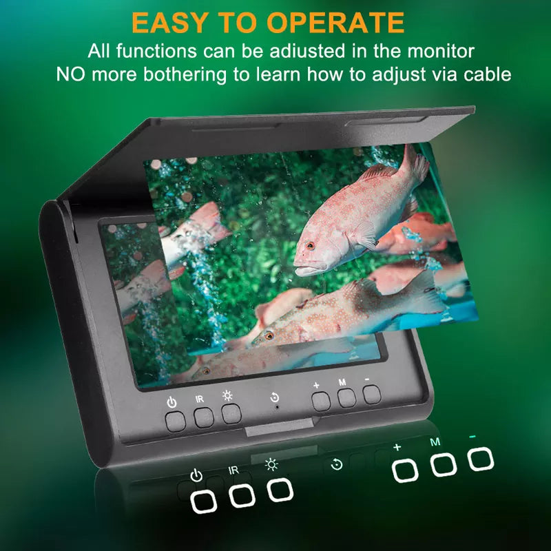 HD 4.3-inch Screen Fishing Camera with Night Vision