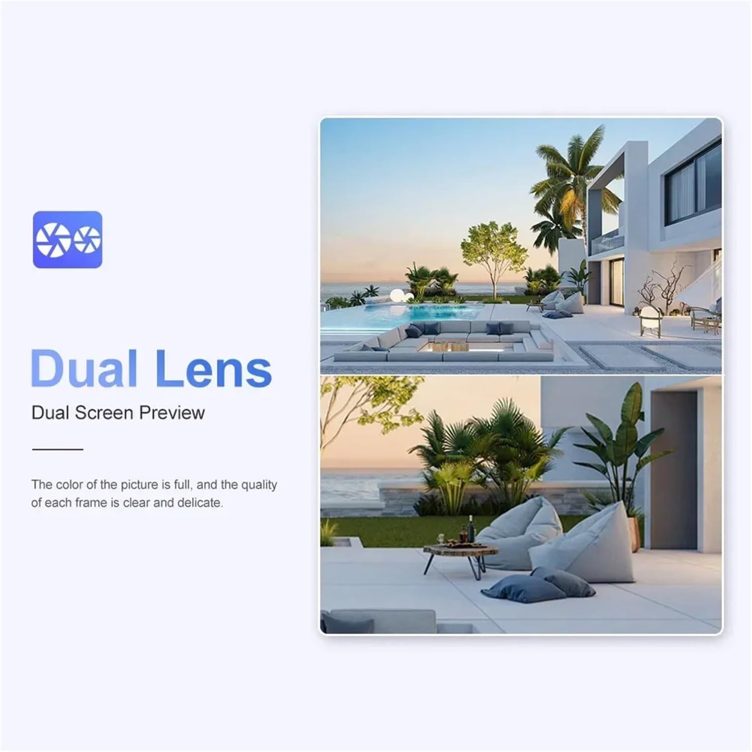 4K UHD Dual Lens 4G Solar Security Camera Outdoor 4X 20X Optical Zoom WiFi