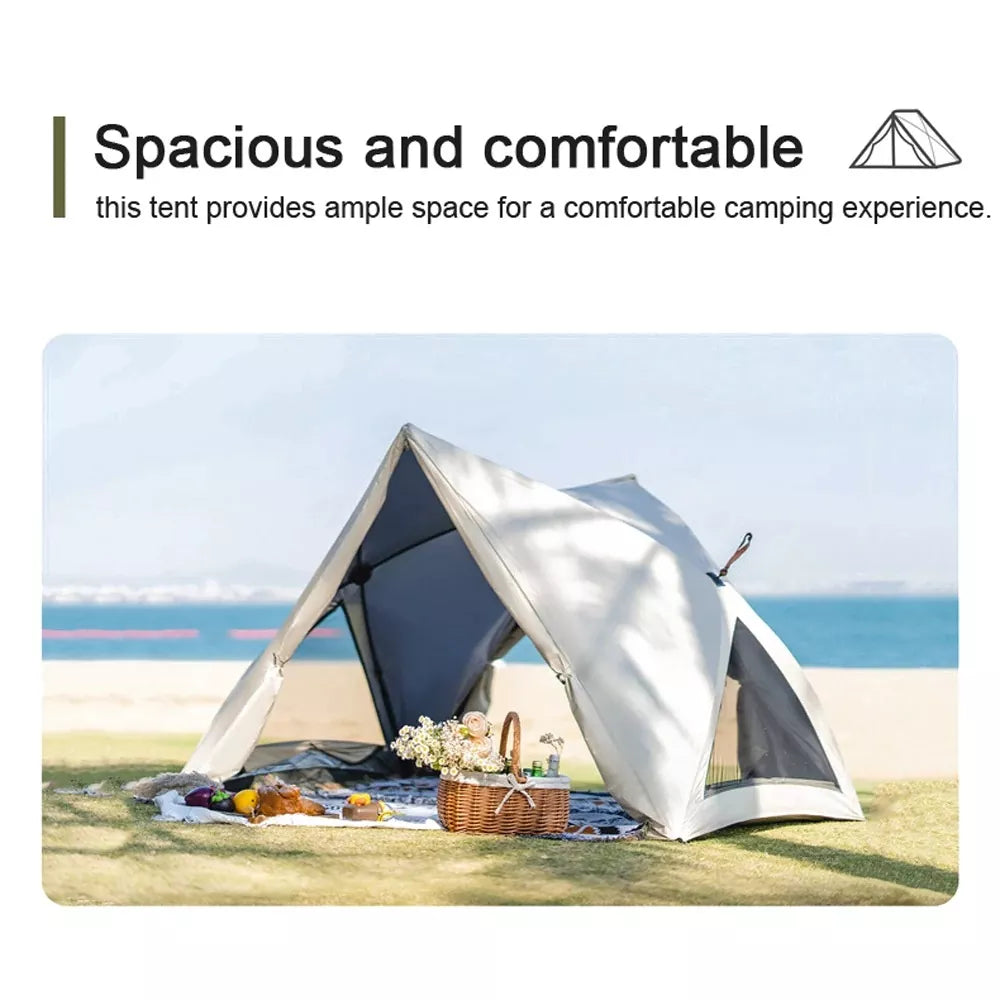 Outdoor Quick-Opening Camping Tent Lightweight Water Sun Wind Proof