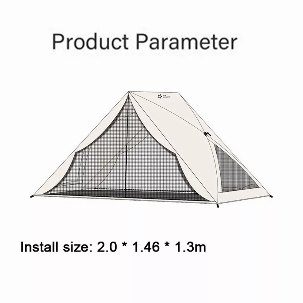 Outdoor Quick-Opening Camping Tent Lightweight Water Sun Wind Proof