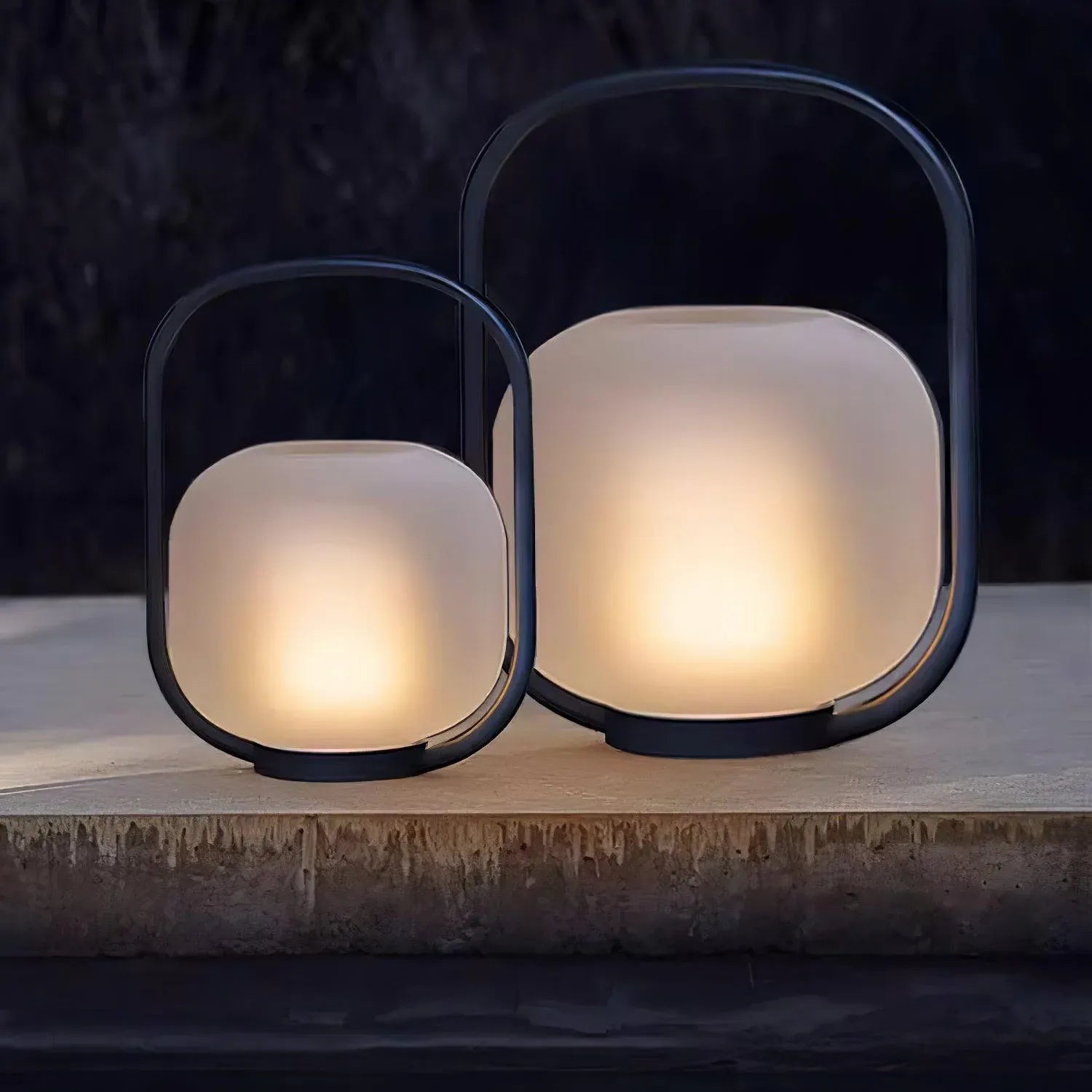Modern Portable Lantern Outdoor Table Camping Lamp Rechargeable
