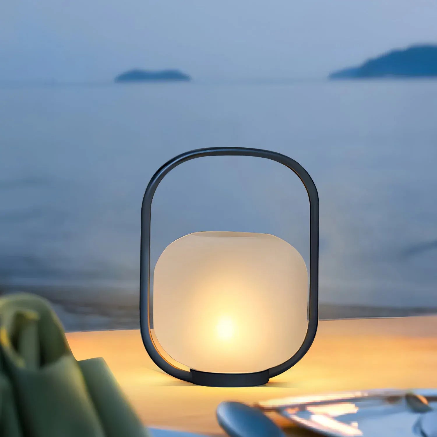 Modern Portable Lantern Outdoor Table Camping Lamp Rechargeable
