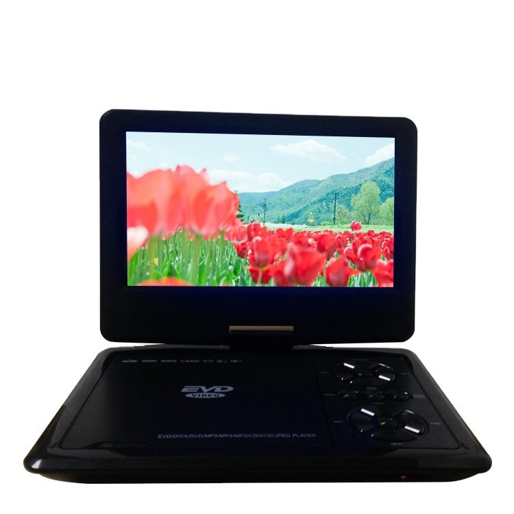 9 Inch Portable DVD Player Rechargeable Battery TFT LCD Analog Digital
