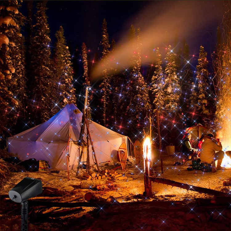 IP65 Outdoor Camping Colorful Laser Light with Remote Control Easy Installation