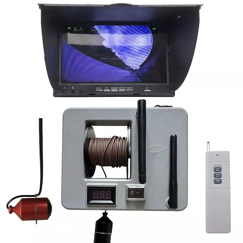 Underwater Sonar Camera Echo Sounder 7-inch 500-meter Bait Boat Live Video