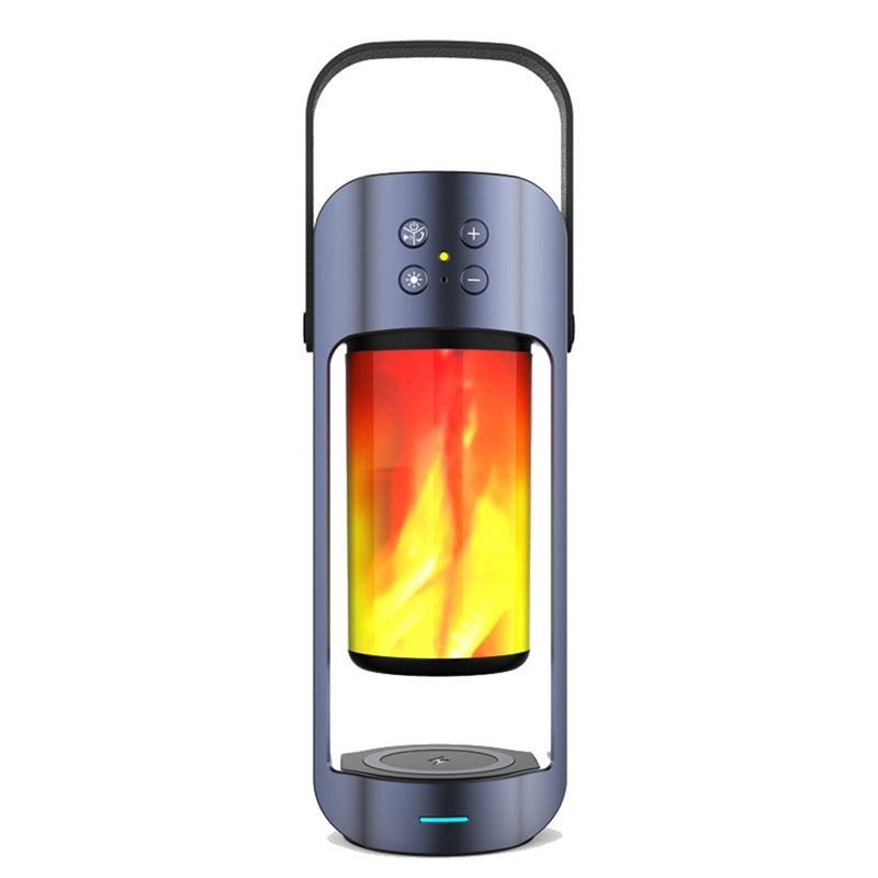 Flame Camping Lamp Wireless Charging Speaker Multifunctional Outdoor
