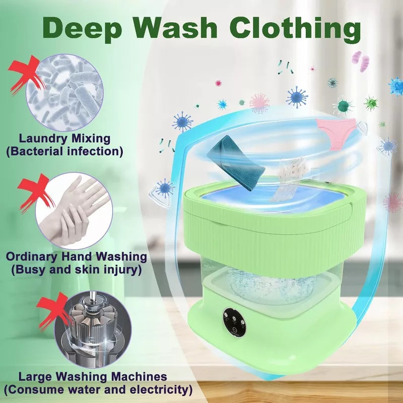 Foldable Mini Portable Washing Machine