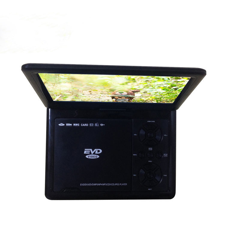 9 Inch Portable DVD Player Rechargeable Battery TFT LCD Analog Digital TV