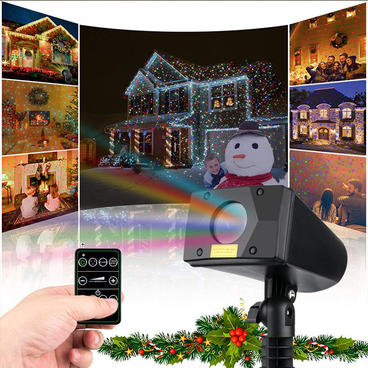 IP65 Outdoor Camping Colorful Laser Light with Remote Control Easy Installation
