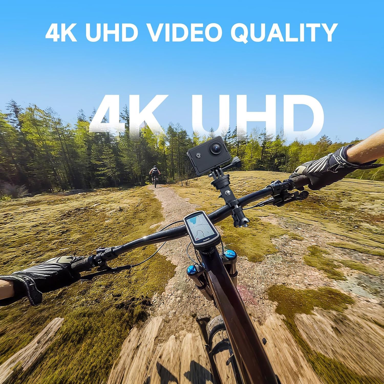 Pro-Grade 4K Action Camera 40MP 3-Axis EIS Stabilization Sport Camera