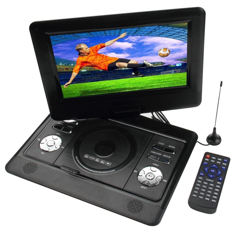 10 Inch TFT LCD Screen Digital Multimedia Portable DVD with Card Reader