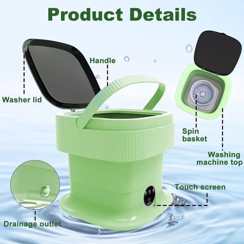Foldable Mini Portable Washing Machine