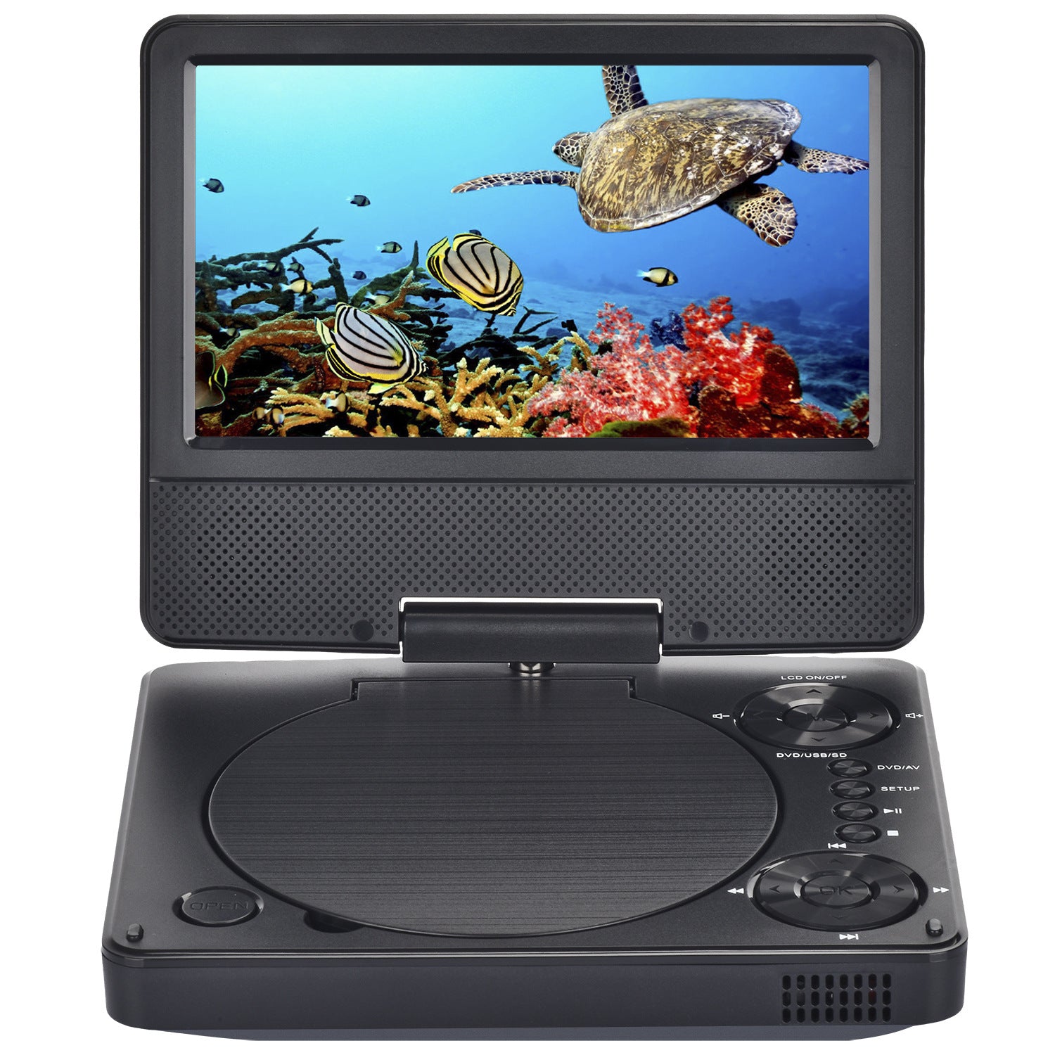 Mini Bluetooth Portable HD Mobile Video DVD Player 9 inch 1080P