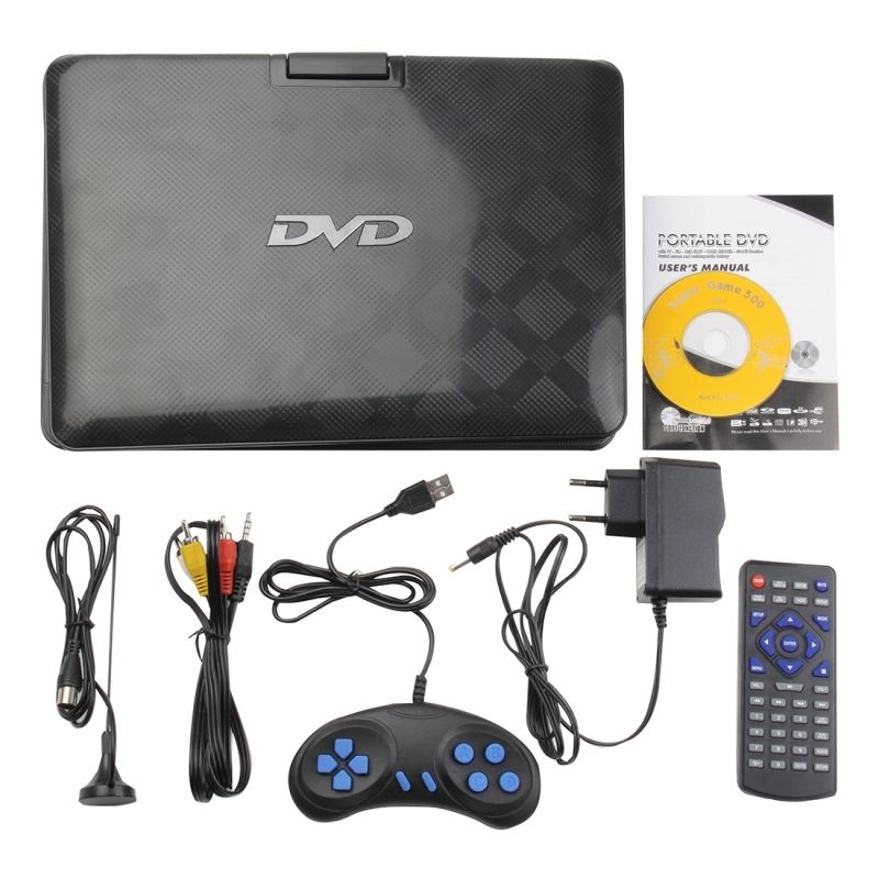 10 Inch TFT LCD Screen Digital Multimedia Portable DVD with Card Reader
