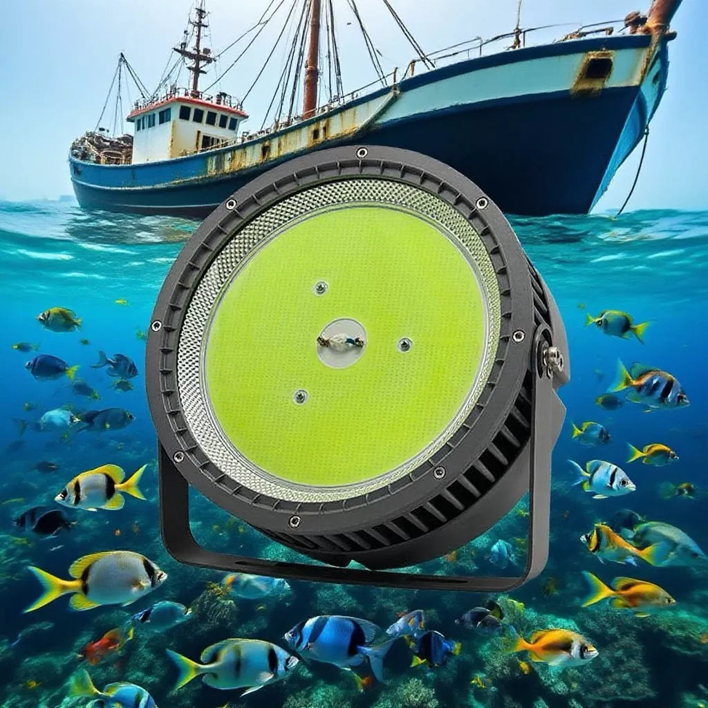 IP67 LED Fishing Lights for Boats with Adjustable Gathering Lamp