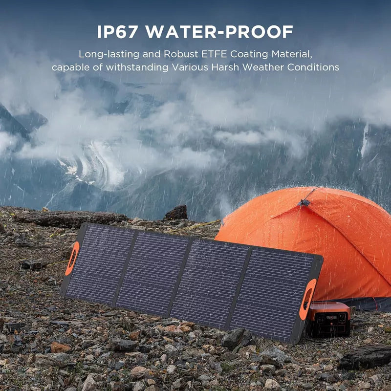 240 Watt Portable Solar Panel for Power Station IP67 for Camping RV Trip