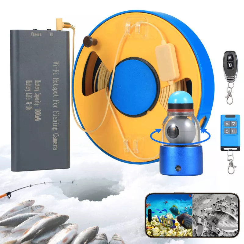 WiFi 360 Rotatable 30m Cable Length Ip68 Infrared Night Vision Fish Finder App