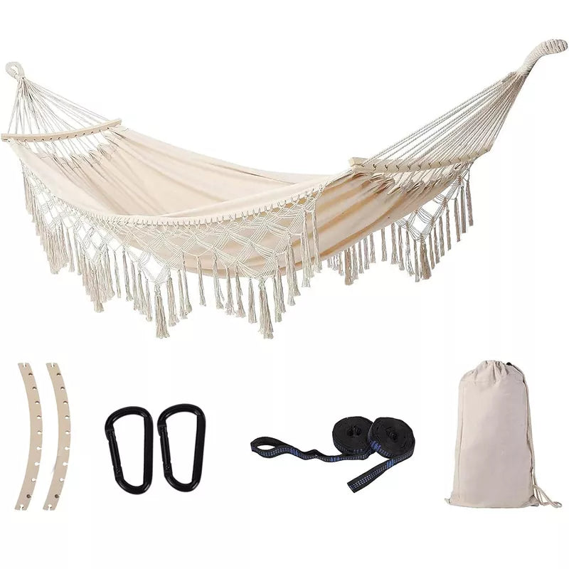 Hammock Hanging Swing Double Max 500lbs Macrame