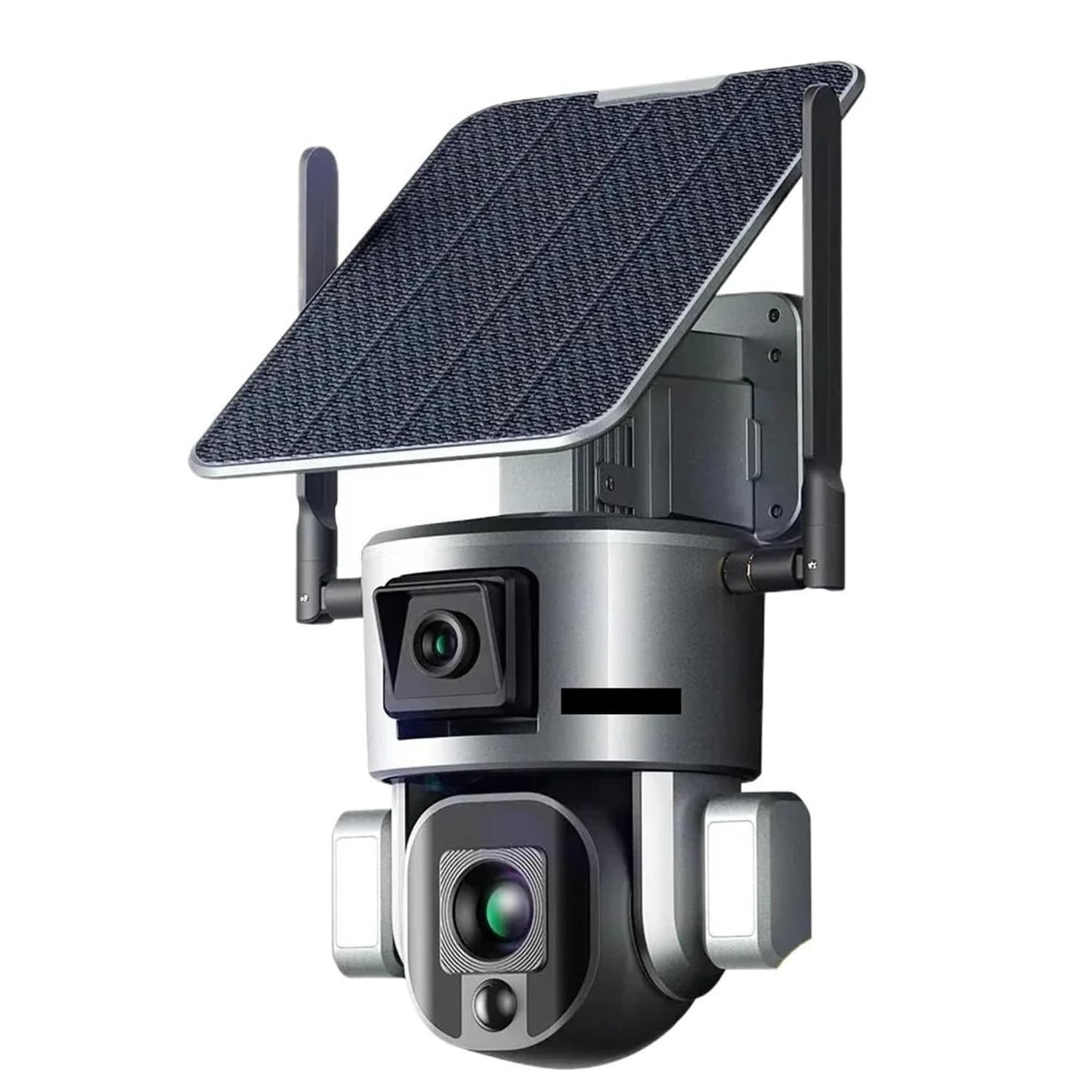4K UHD Dual Lens 4G Solar Security Camera Outdoor 4X 20X Optical Zoom WiFi