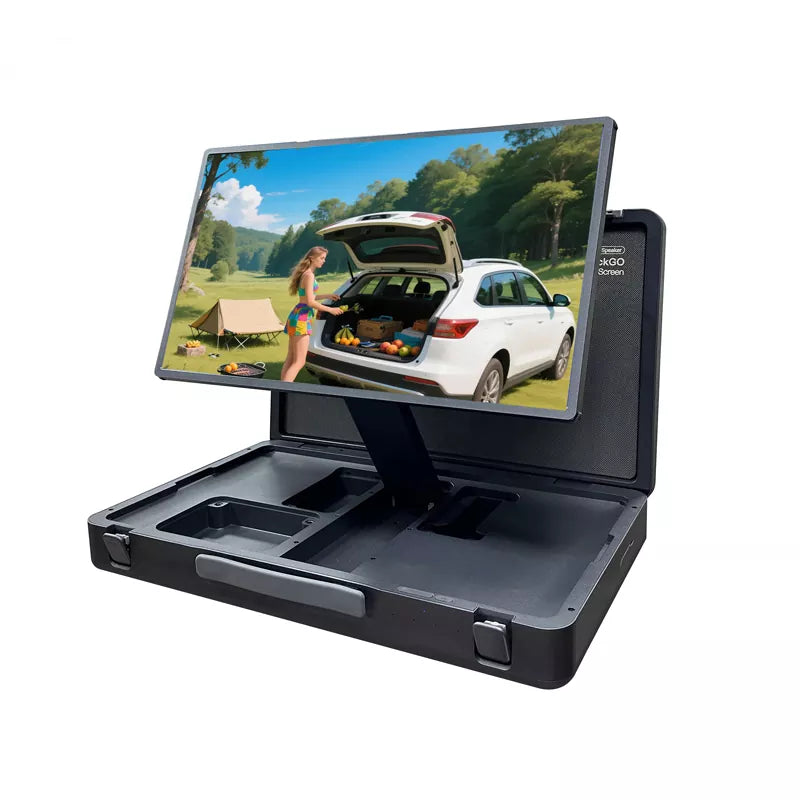 27" Smart Touch Screen TV Android 12 FHD Bluetooth Portable For Camping