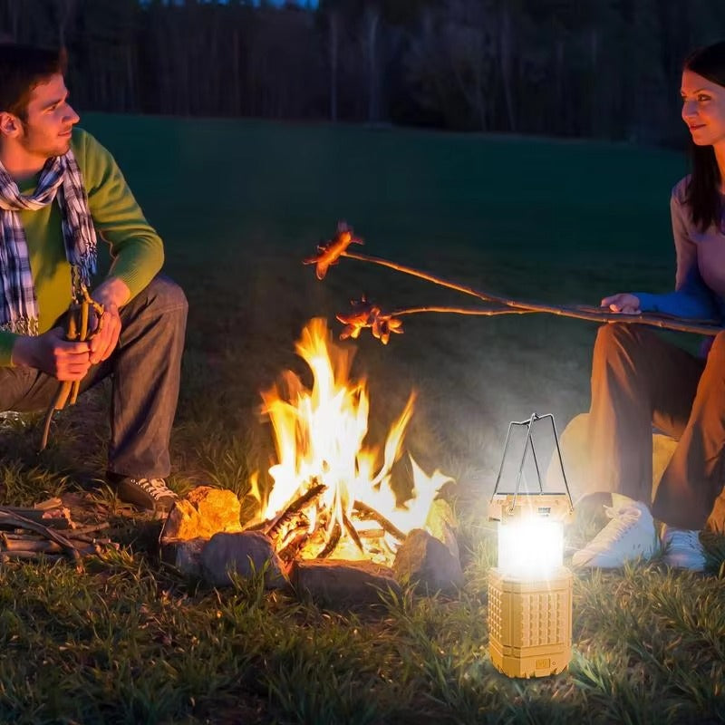 Solar Camping Light Rechargeable 3000Mah IP65 Portable Lantern