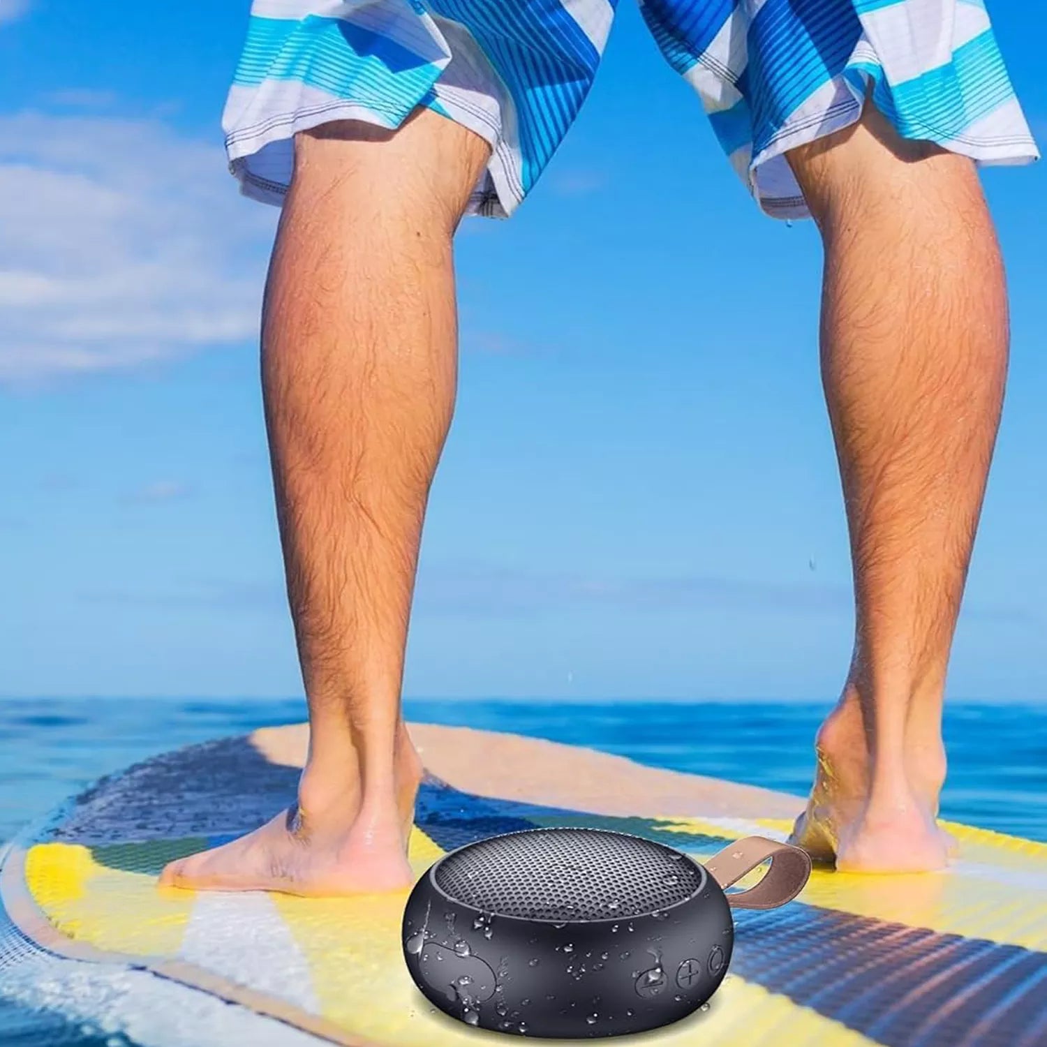 Portable Bluetooth Speaker Waterproof Small Shower with Loud Sound