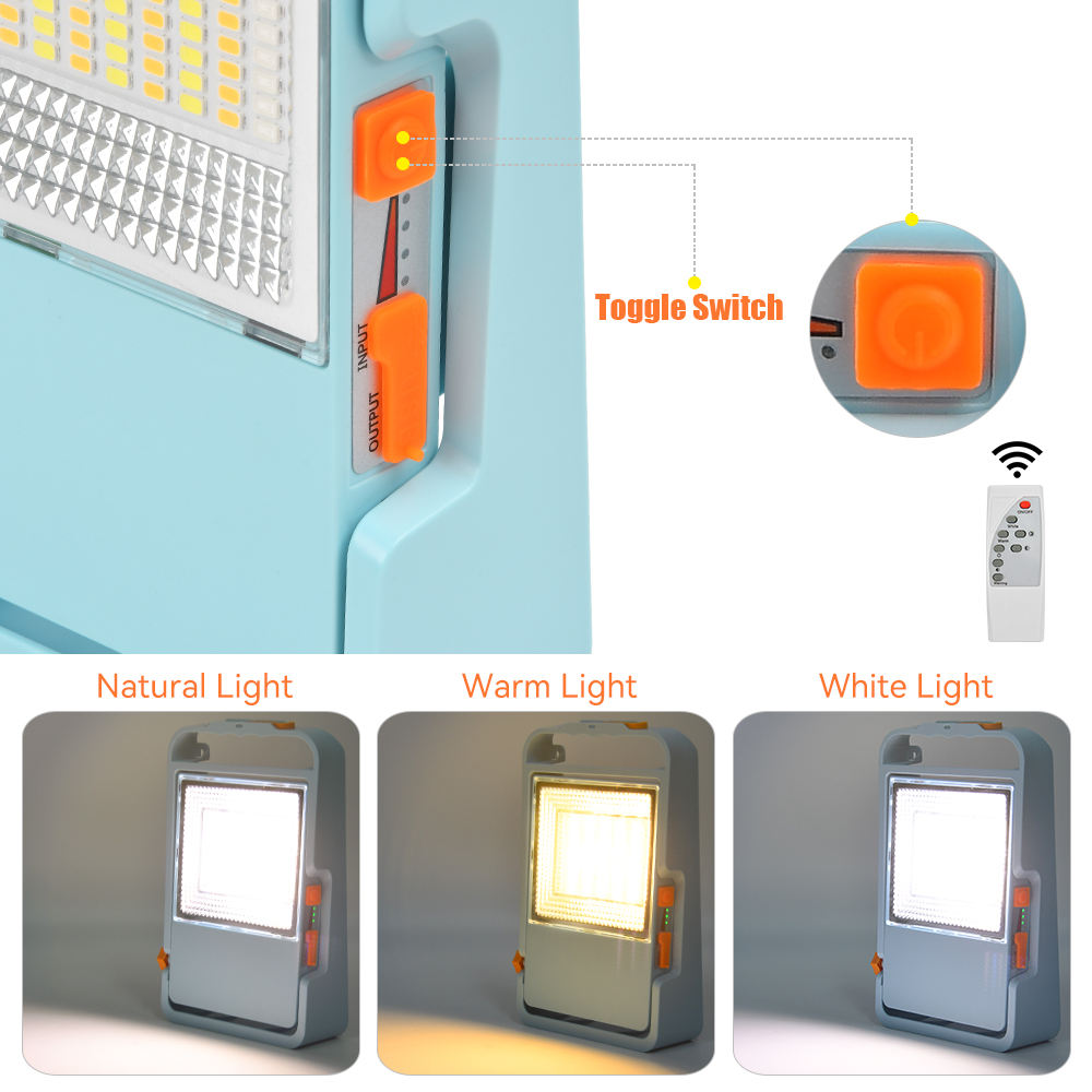 LED Portable Camping Light with 3 Lighting Modes Hanging Rechargeable