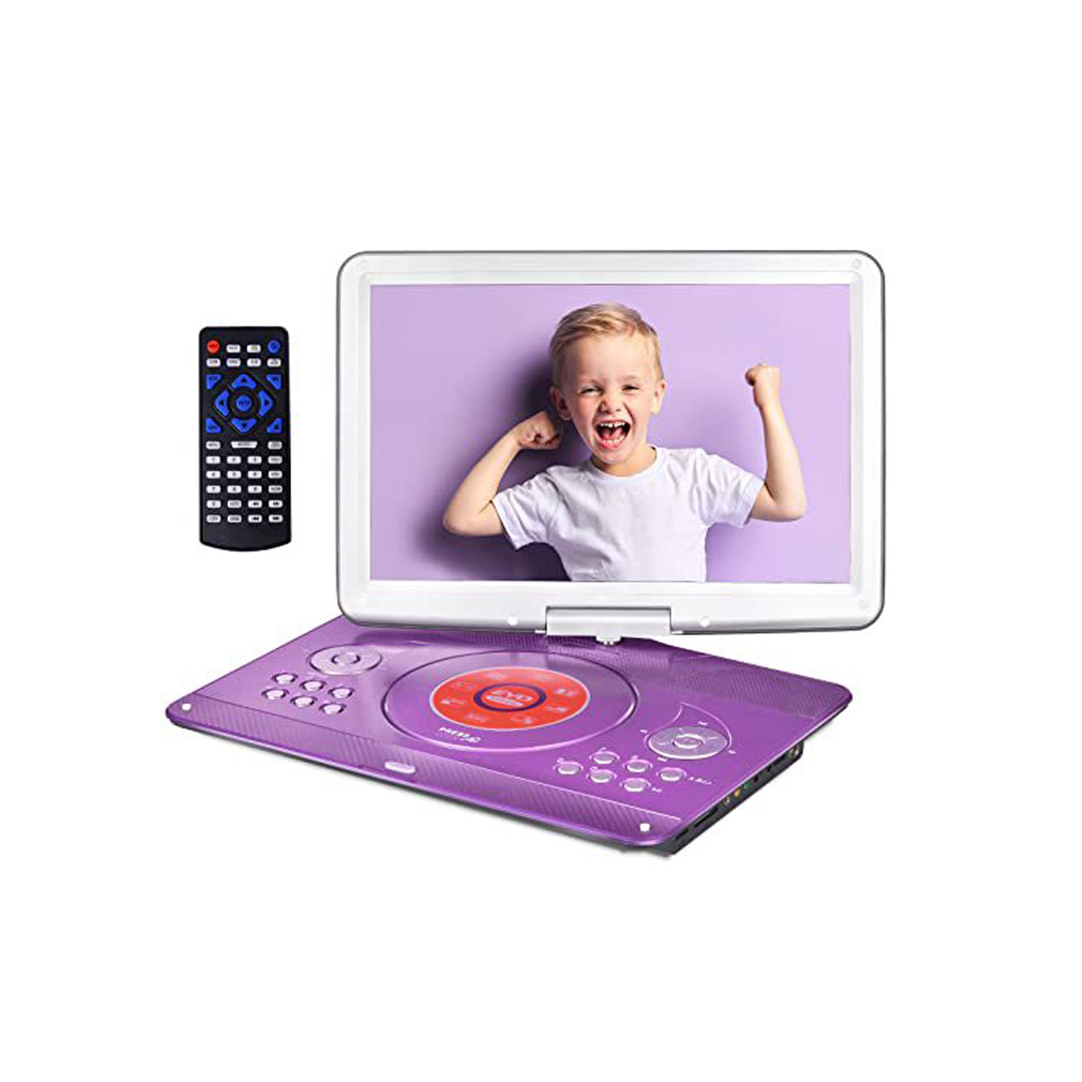 16.9'' Portable DVD Player with 14.1'' Large Swivel Screen 6Hrs Rechargeable